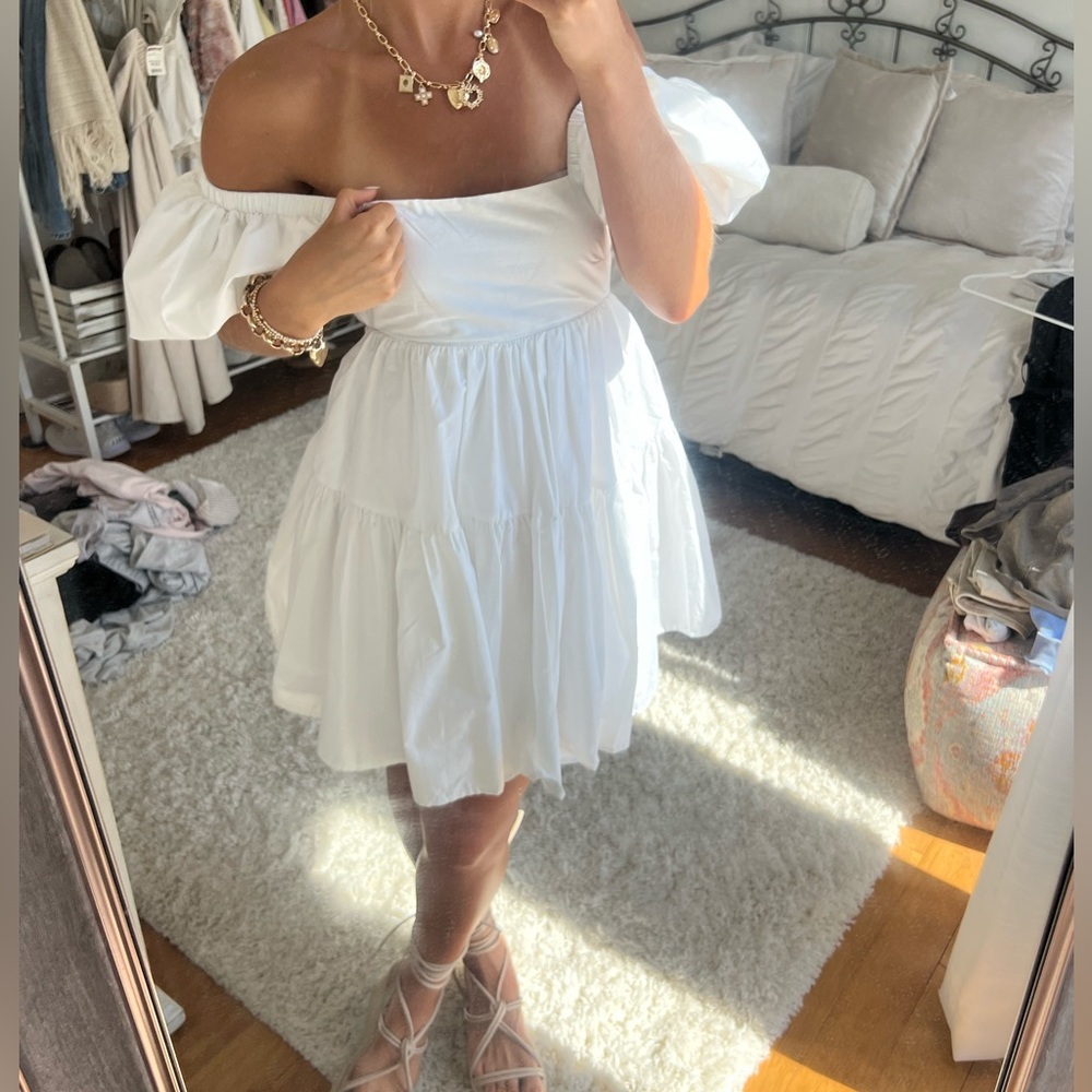 White Mini Dress